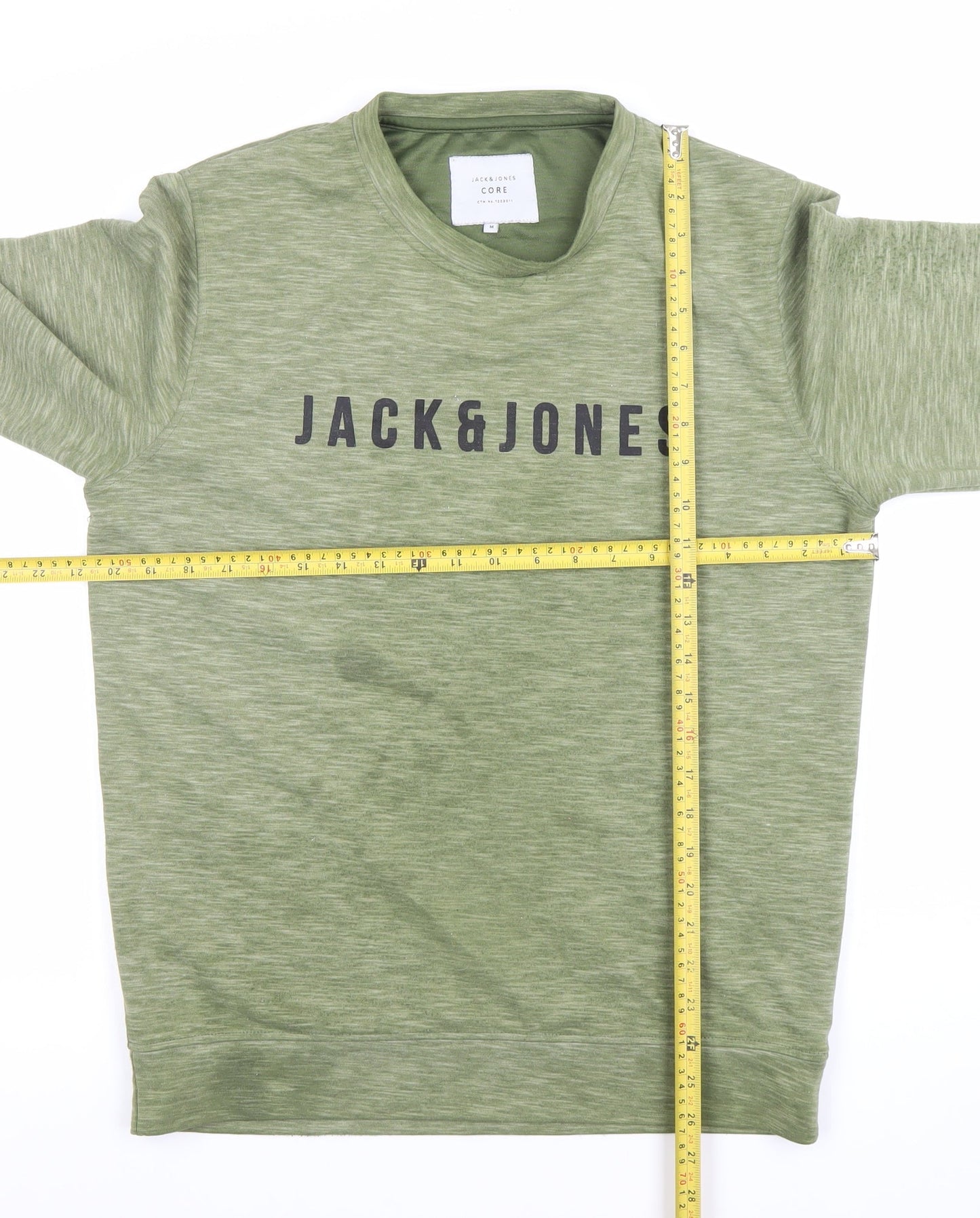 Mens UK Size M JACK & JONES Green Pullover Sweatshirt