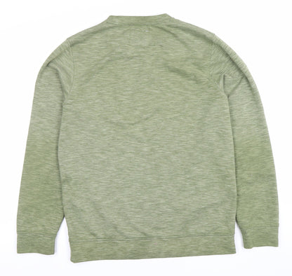 Mens UK Size M JACK & JONES Green Pullover Sweatshirt