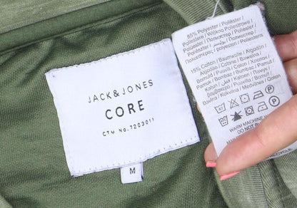 Mens UK Size M JACK & JONES Green Pullover Sweatshirt