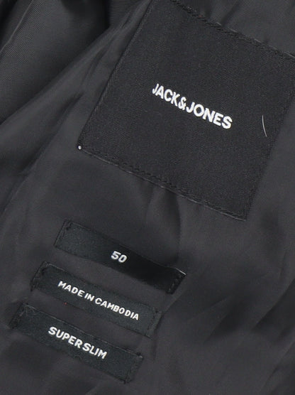 Mens UK Size 40 JACK & JONES Regular Grey Suit Jacket
