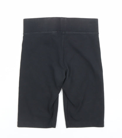 Nike Women's Black XS Biker Activewear Shorts Stretch Cotton