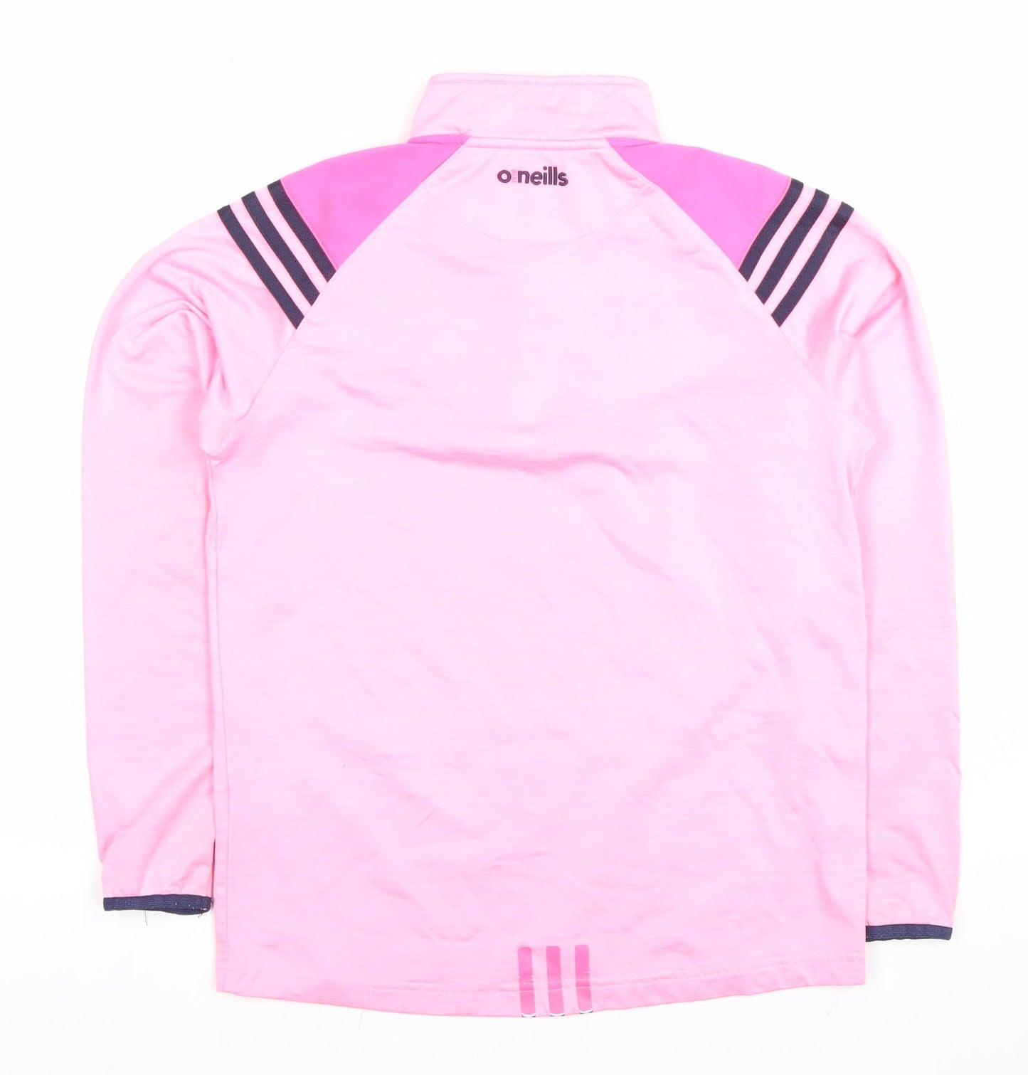 O'Neills Girls Pink 1/4 Zip Sports Sweatshirt Age 10-11 Years