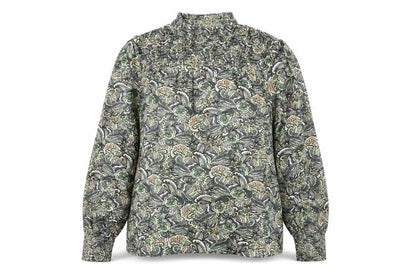 Soyaconcept Women's Multicoloured Floral Viscose Tunic Blouse Size S