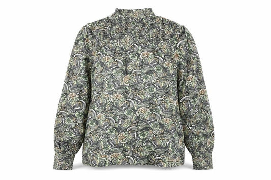 Soyaconcept Women's Multicoloured Floral Viscose Tunic Blouse Size S