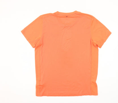 Adidas Men’s Orange Running T-Shirt Size M BMW Berlin Marathon Lightweight