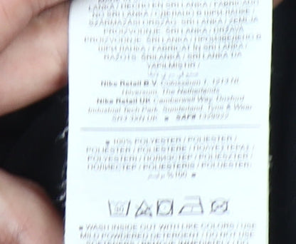 Nike Womens Black Dri-FIT Running T-Shirt M Moisture Wicking Top