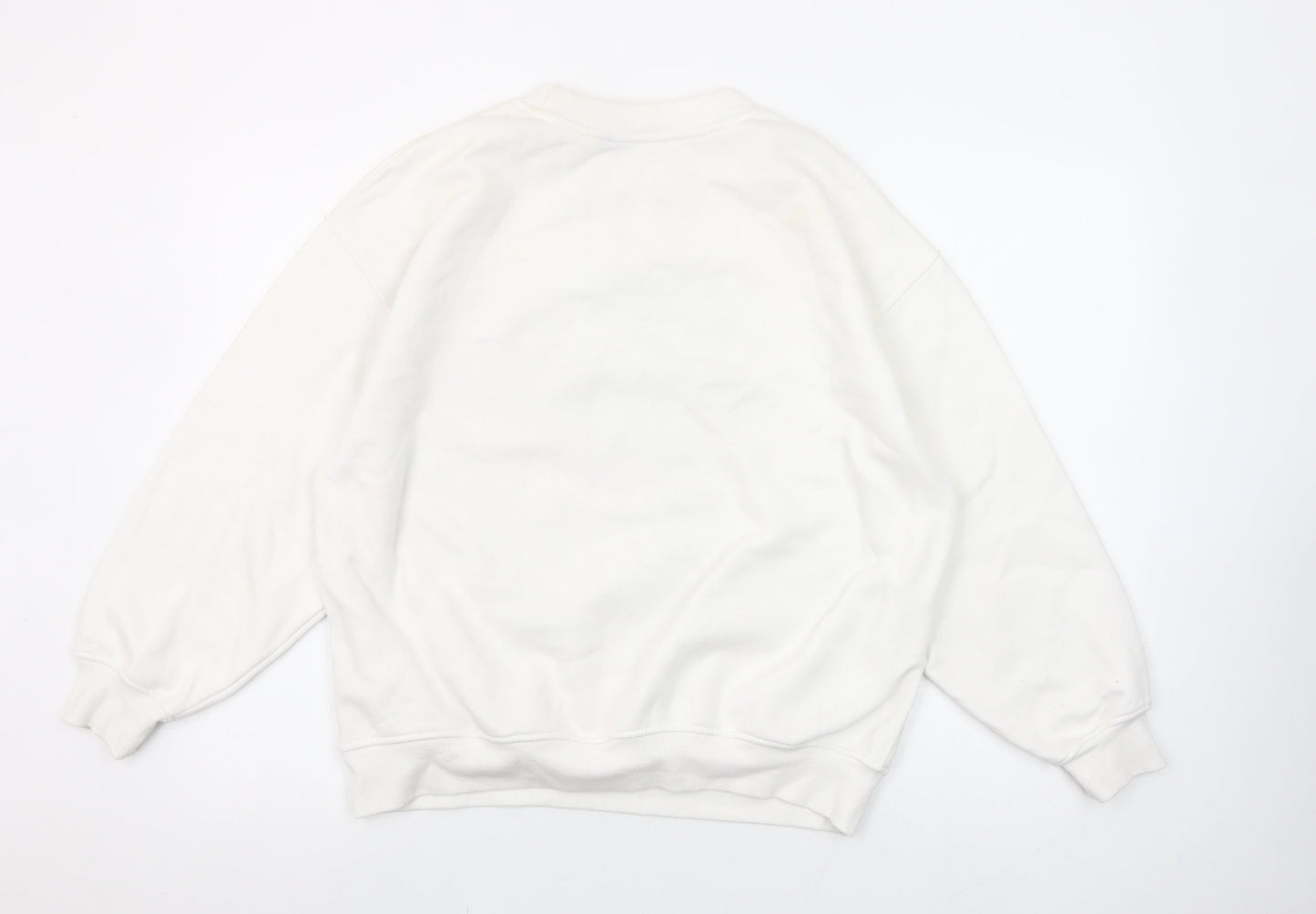 Dunnes Women Cream New York City Graphic Pullover Sweatshirt M