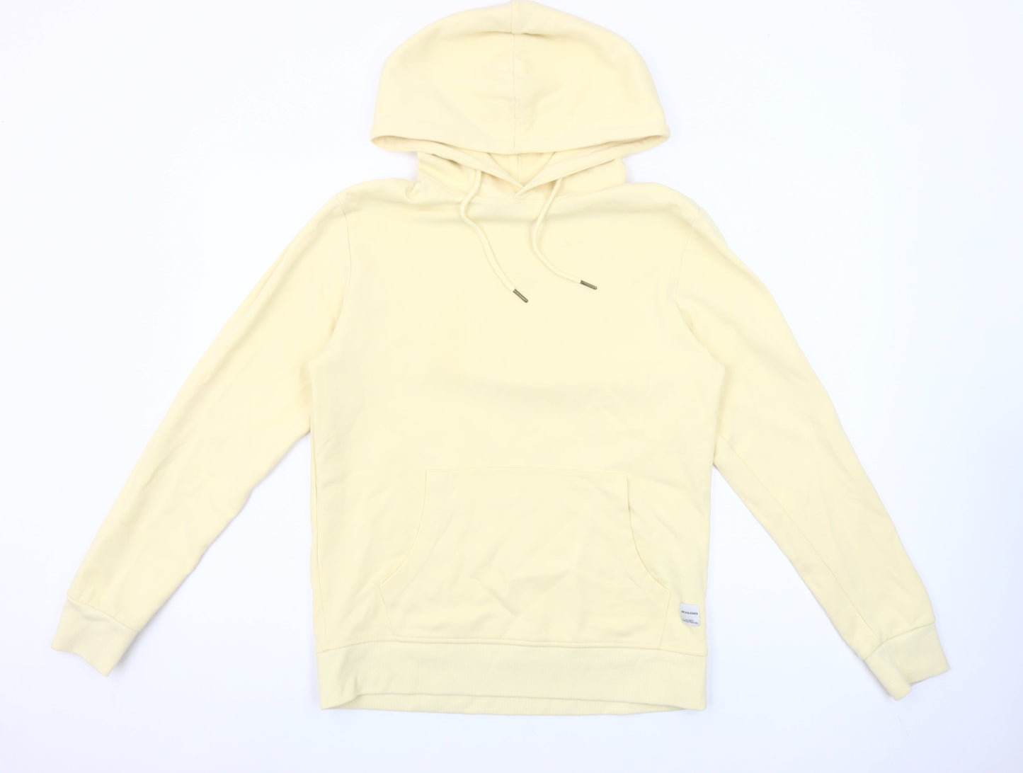 Mens UK Size L JACK & JONES Beige Pullover Hoodie