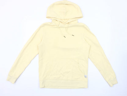Mens UK Size L JACK & JONES Beige Pullover Hoodie