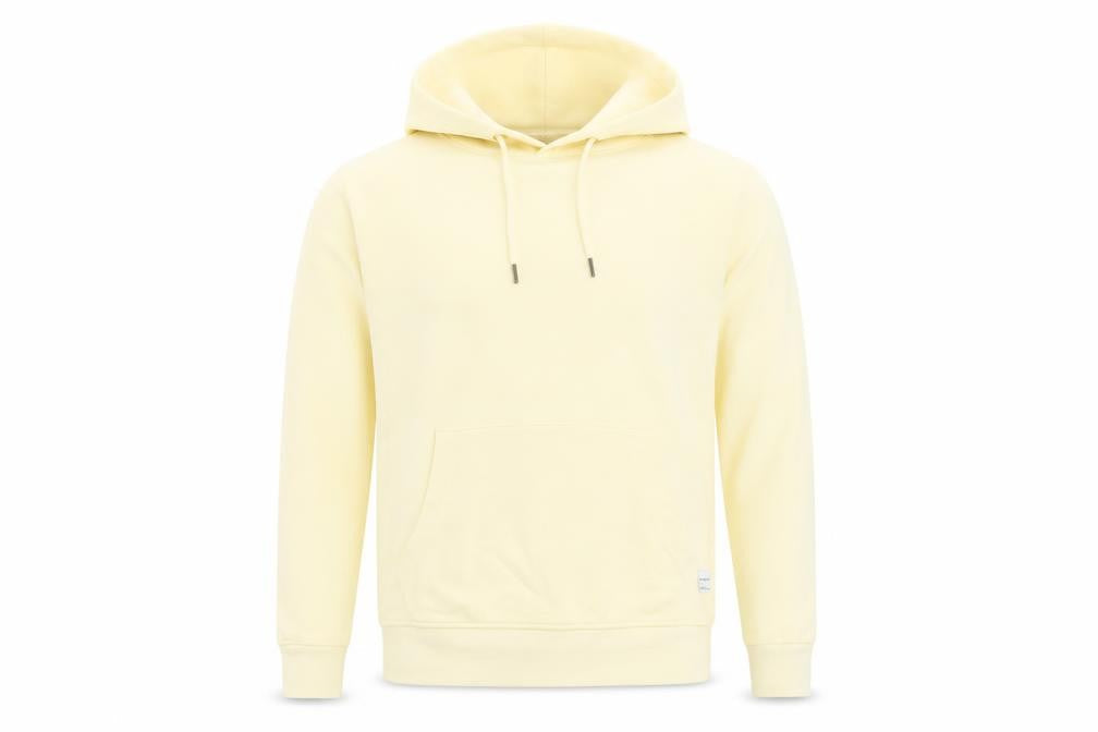 Mens UK Size L JACK & JONES Beige Pullover Hoodie