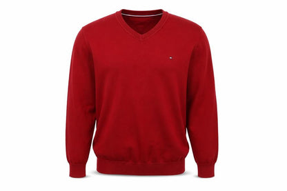 Mens UK Size XL Tommy Hilfiger Red Pullover Jumper