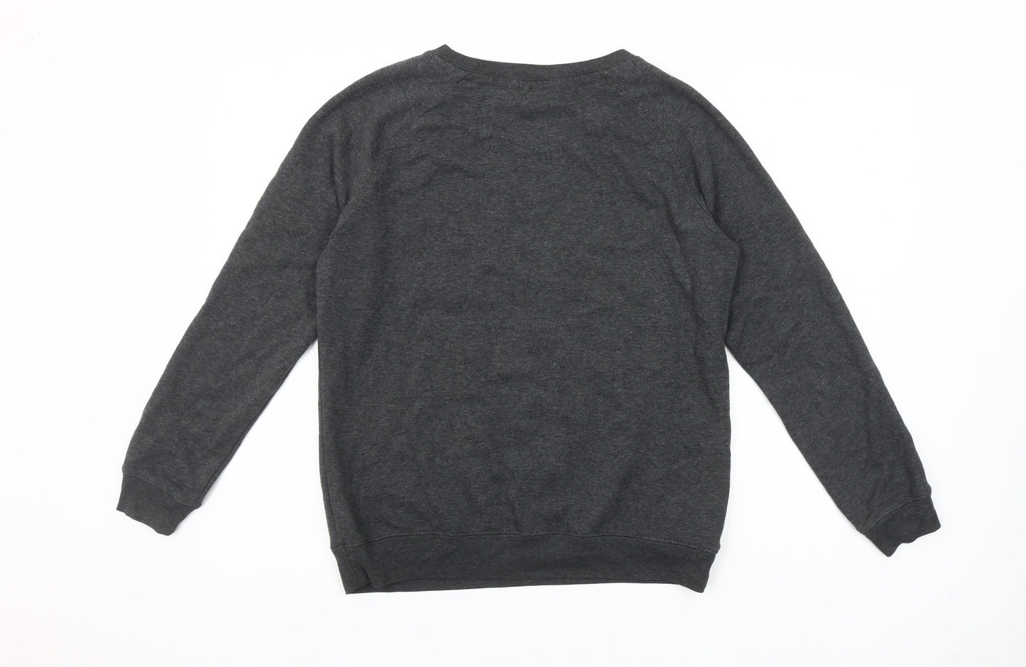 OVS Women's Charcoal Skull Graphic Pullover Sweatshirt Size M