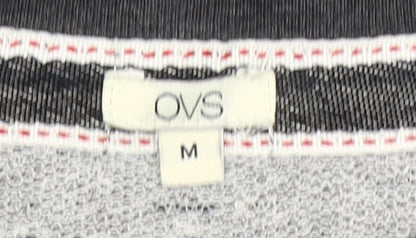 OVS Women's Charcoal Skull Graphic Pullover Sweatshirt Size M