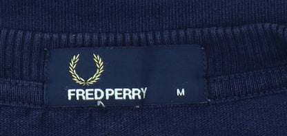 Mens UK Size M Fred Perry Blue  T-Shirt