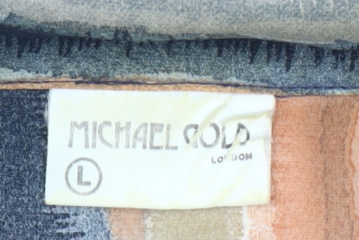 Michael Gold London Women's Multicoloured Striped Blouse L