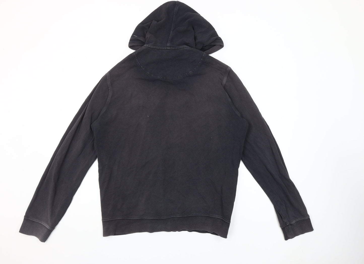 Mens UK Size L Lacoste Black Full Zip Hoodie