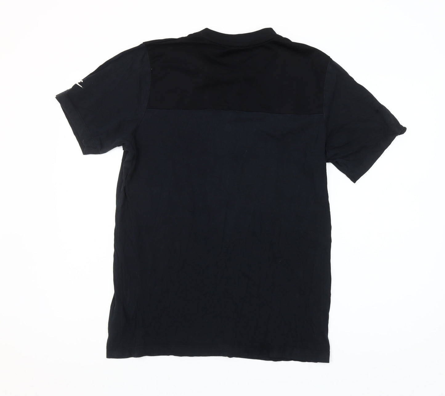 Nike Men's Black Logo Sports T-Shirt M Regular Fit Crew Neck