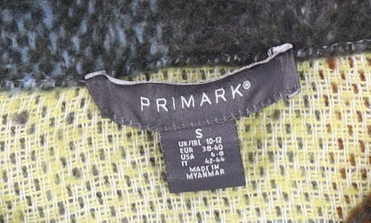 Primark Women’s Multicoloured Check Coatigan Size S 10-12