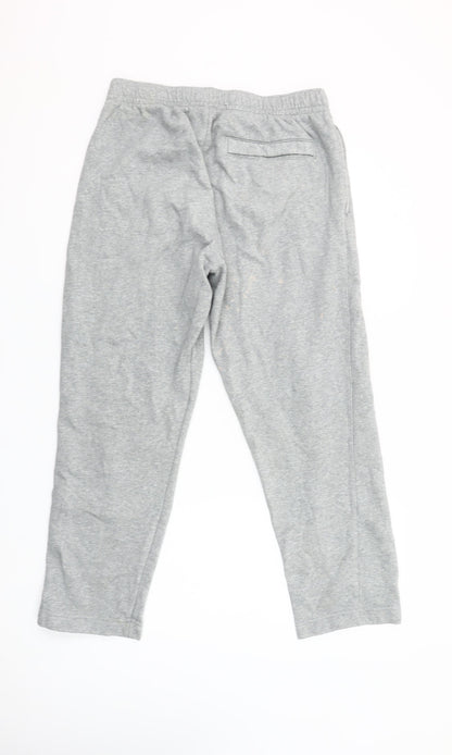 Nike Women’s Grey Fleece Sweatpants M Regular Fit Casual Trousers