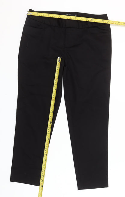 G2000 Women Black Size 10 Skinny Stretch Cotton Trousers