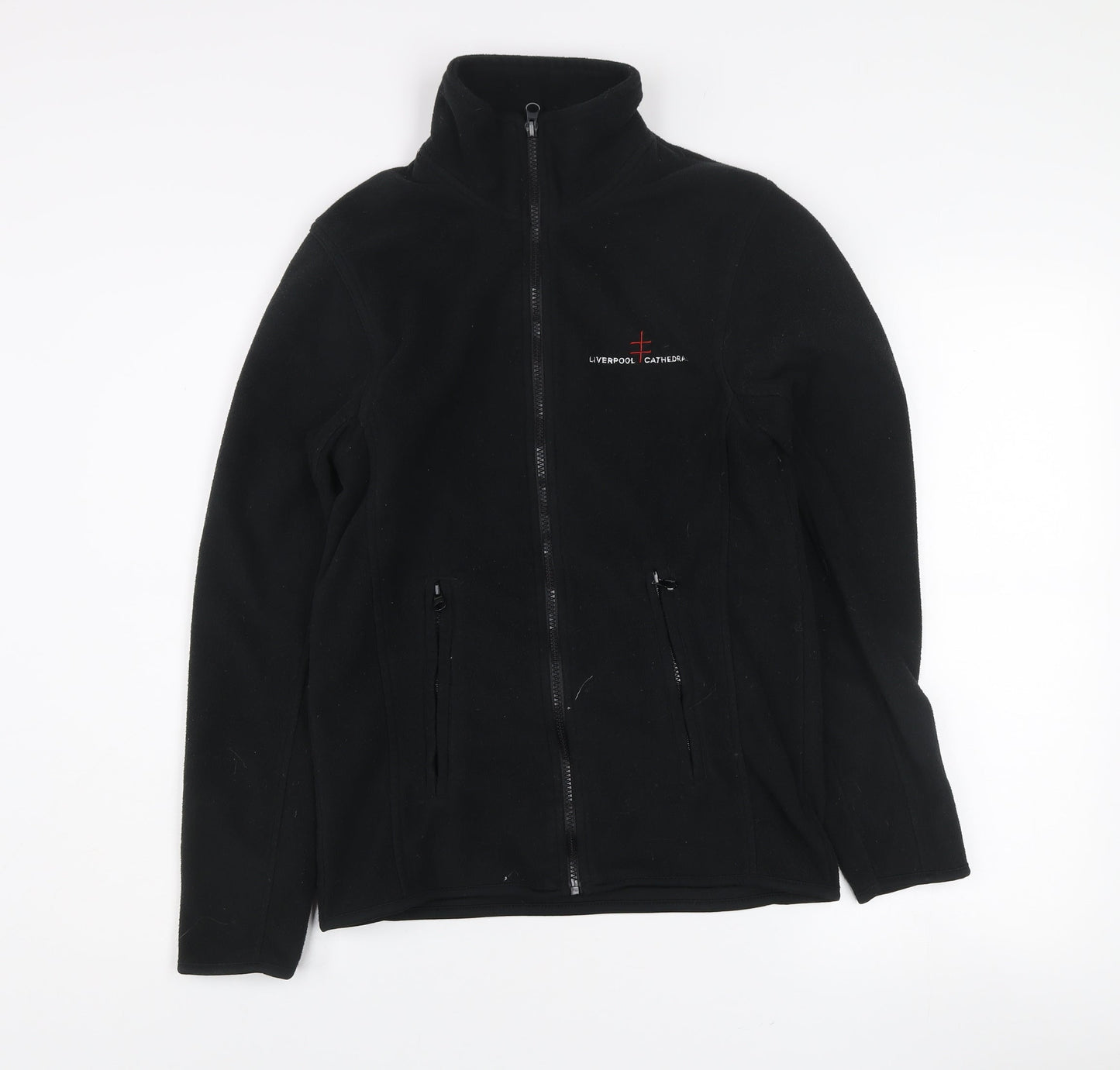 Pro RTX Men's Black Fleece Full Zip Jacket Size S Embroidered Workwear