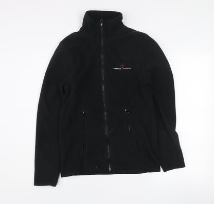 Pro RTX Men's Black Fleece Full Zip Jacket Size S Embroidered Workwear