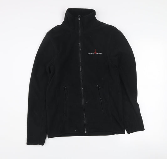 Pro RTX Men's Black Fleece Full Zip Jacket Size S Embroidered Workwear