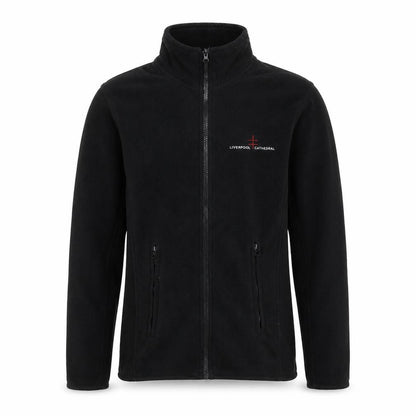 Pro RTX Men's Black Fleece Full Zip Jacket Size S Embroidered Workwear
