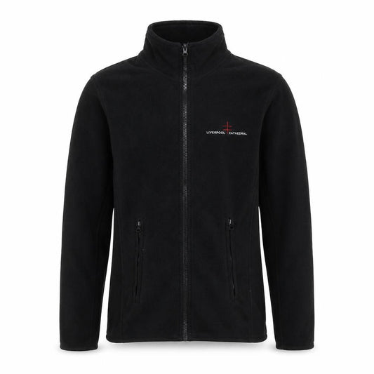 Pro RTX Men's Black Fleece Full Zip Jacket Size S Embroidered Workwear