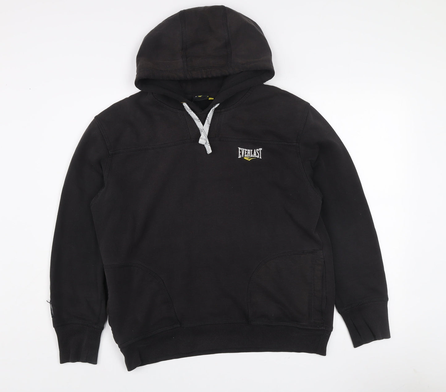 Everlast Men's Black Pullover Hoodie M Regular Fit Sportswear