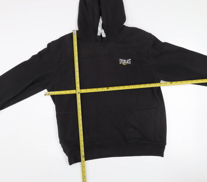 Everlast Men's Black Pullover Hoodie M Regular Fit Sportswear