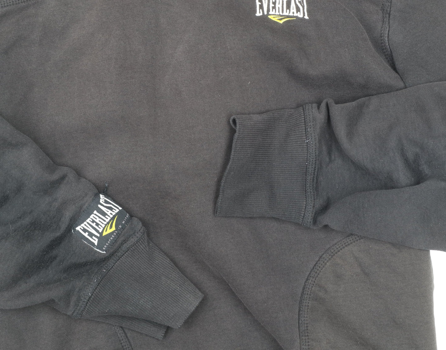 Everlast Men's Black Pullover Hoodie M Regular Fit Sportswear