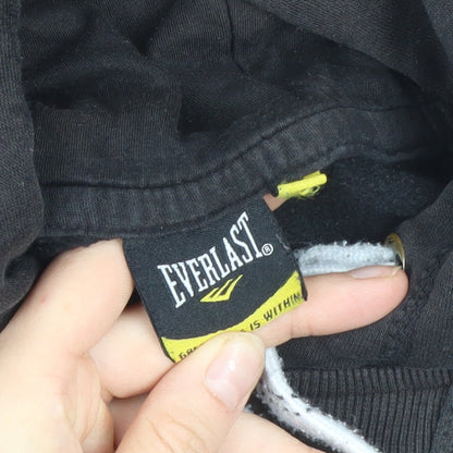 Everlast Men's Black Pullover Hoodie M Regular Fit Sportswear