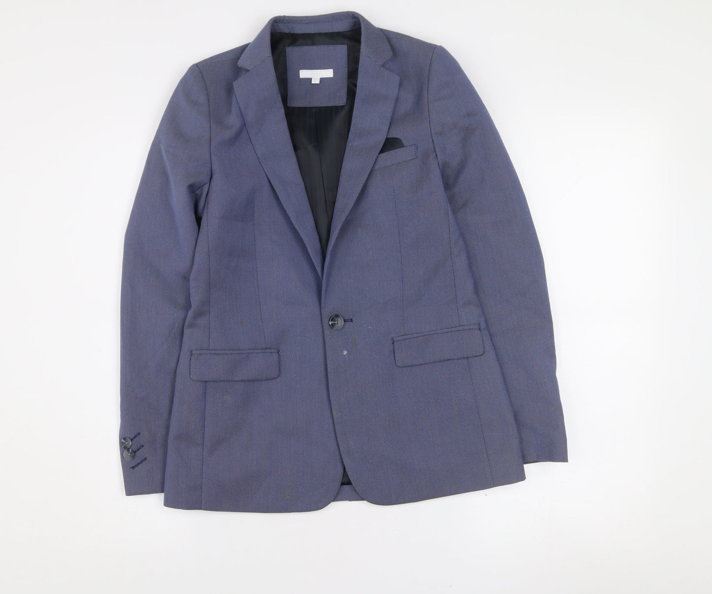 Debenhams Boys Blue Age 12 Formal Suit Jacket One Button Lined