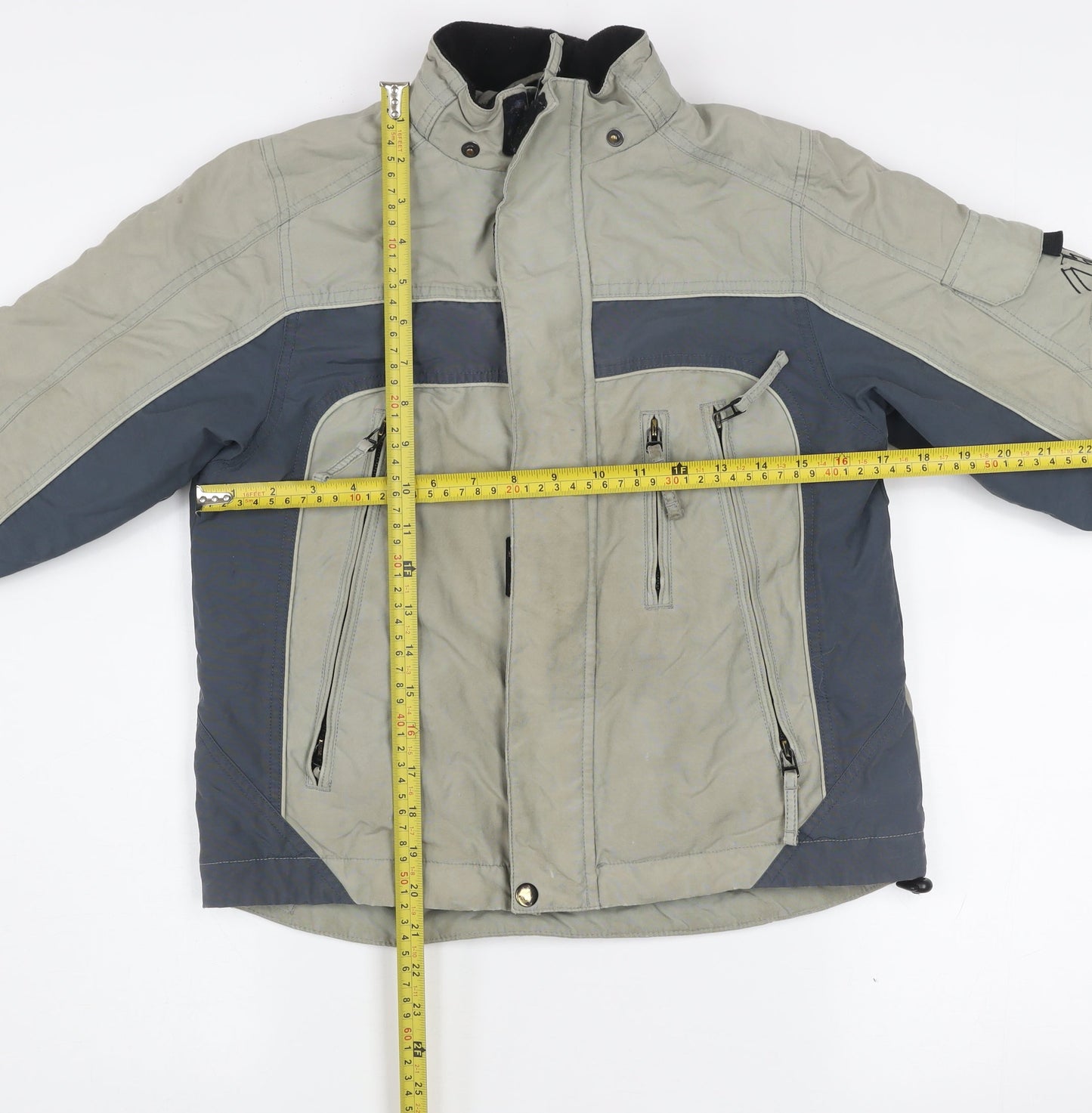 Scruffs Boys Grey Puffer Jacket 5-6 Years Winter Hooded Waterproof Coat
