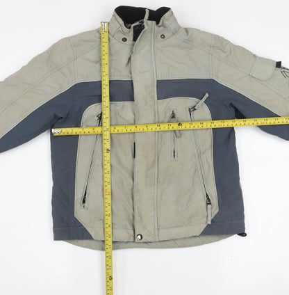Scruffs Boys Grey Puffer Jacket 5-6 Years Winter Hooded Waterproof Coat