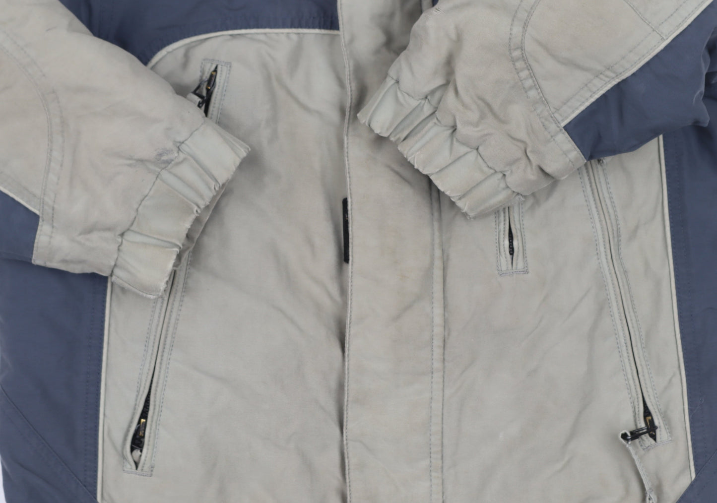 Scruffs Boys Grey Puffer Jacket 5-6 Years Winter Hooded Waterproof Coat