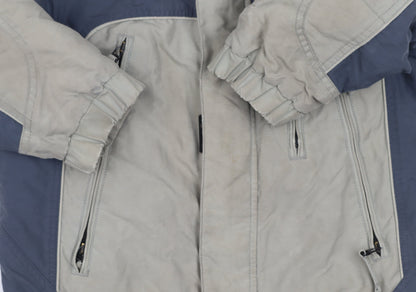 Scruffs Boys Grey Puffer Jacket 5-6 Years Winter Hooded Waterproof Coat