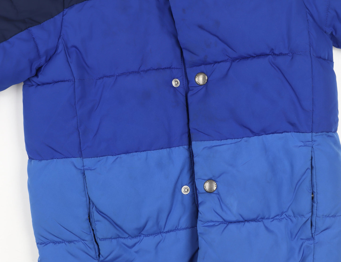 GAP Kids Boys Blue 4-5 Years Puffer Jacket Hooded Winter Coat