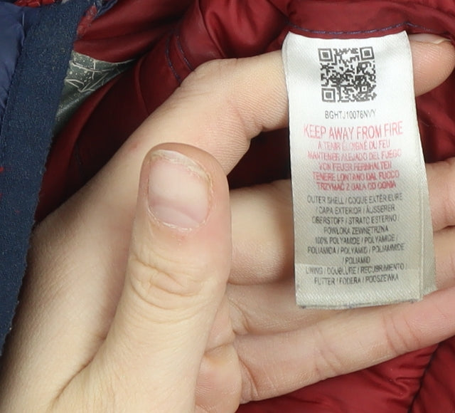 Berghaus Boys Blue 7-8 Years Hooded Puffer Jacket Lightweight Coat