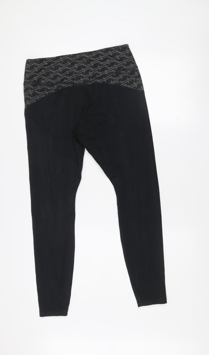 Nike Women's Black Dri-FIT Leggings Size L Stretch Sportswear