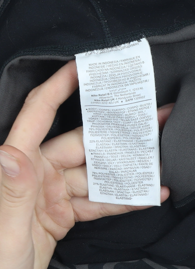 Nike Women's Black Dri-FIT Leggings Size L Stretch Sportswear