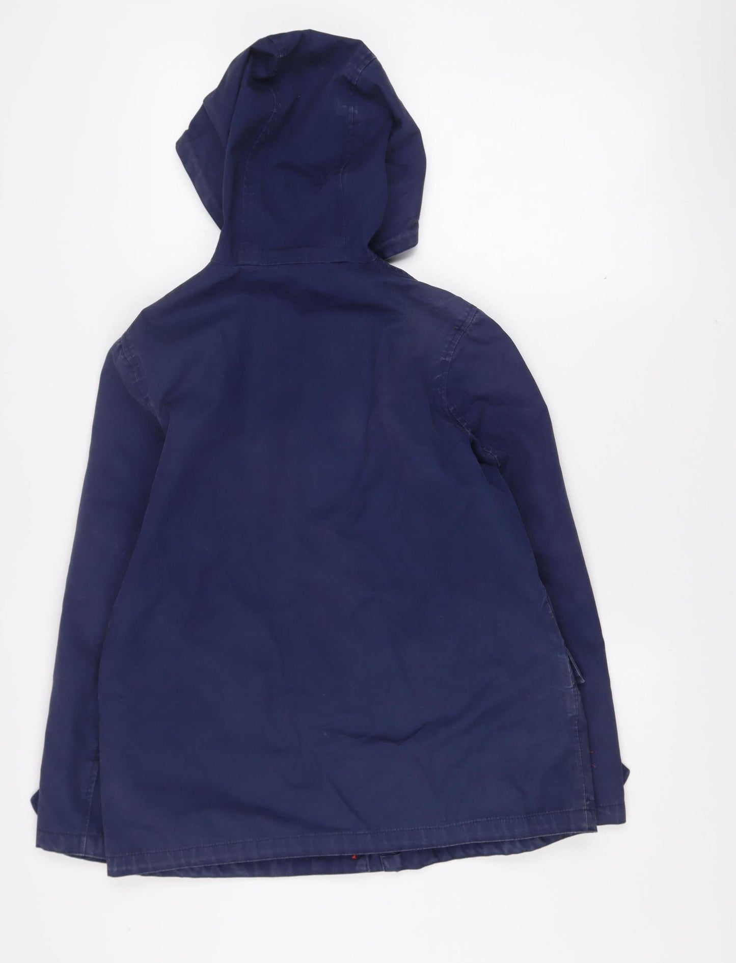 Womens UK Size 10 Joules Blue Rain Coat