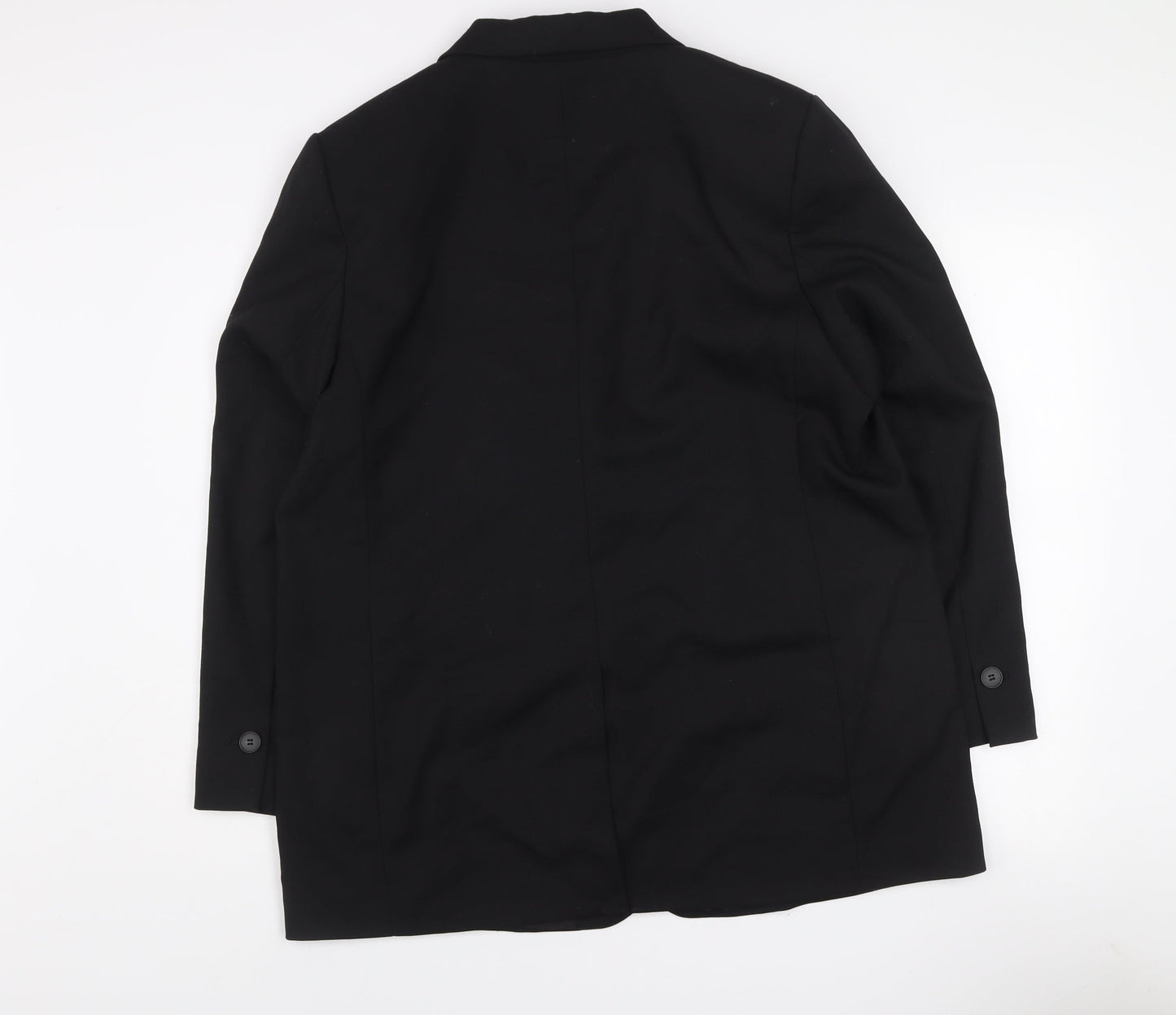 H&M Women's Black Two-Button Tailored Blazer Size M