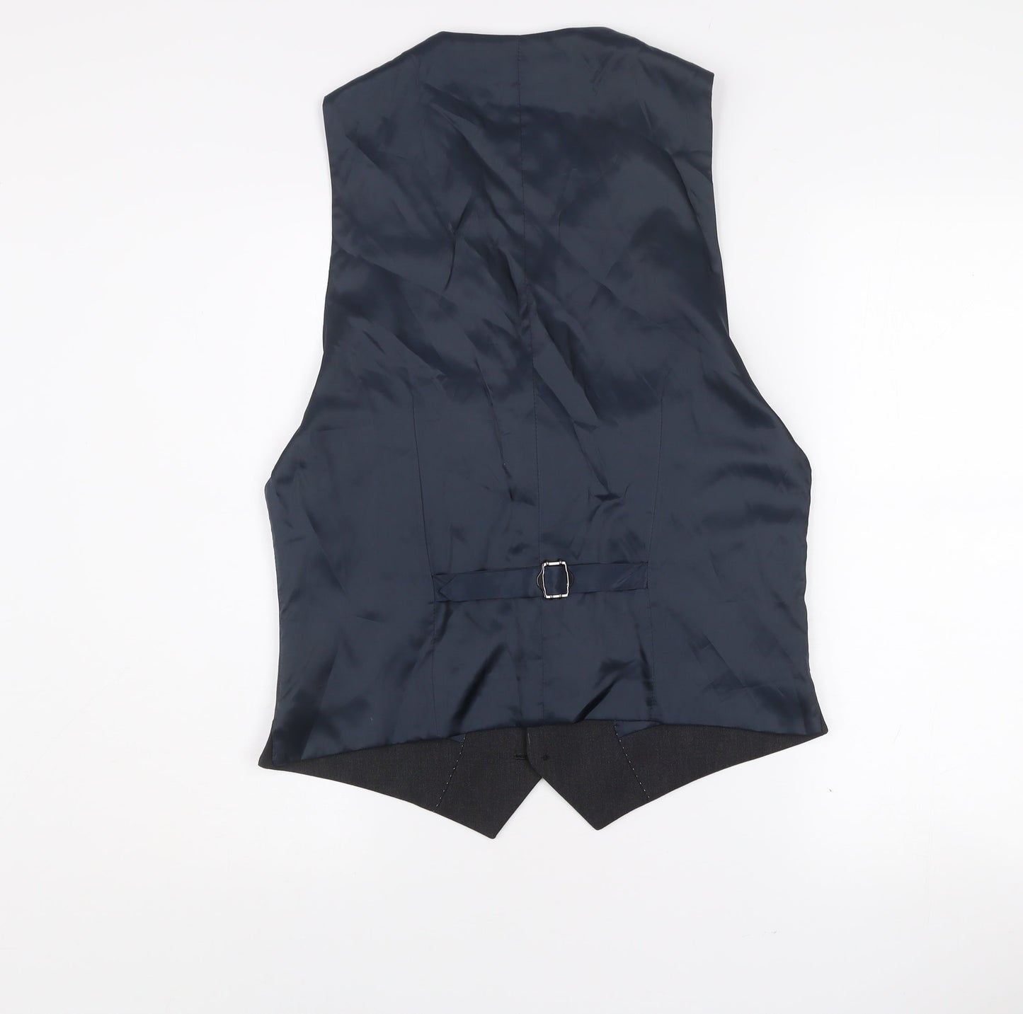 New & Lingwood Men’s Grey Wool Waistcoat 38R Classic Formal Vest