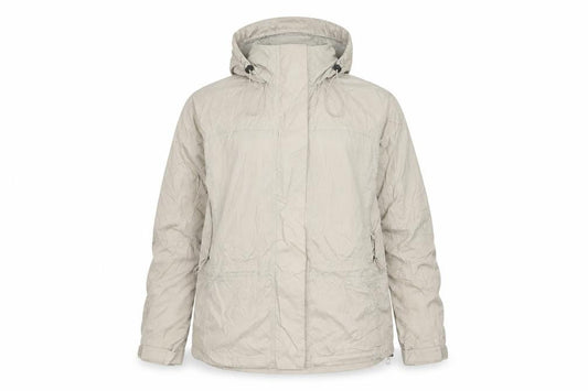 Magellan's Women's Beige Hooded Nylon Anorak Jacket Size M