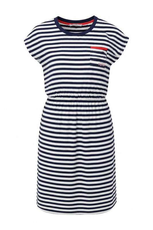 Kelly & Grace Women’s Blue Striped Sleeveless T-Shirt Dress XL Viscose