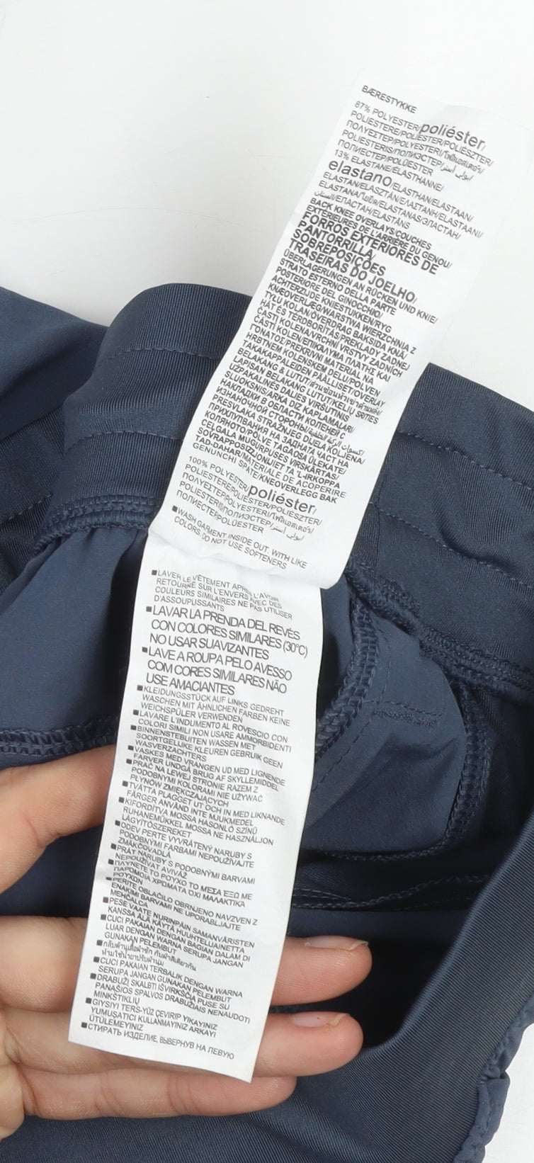 Under Armour Men Blue L Jogger Sweatpants Elastic Waist Polyester Blend