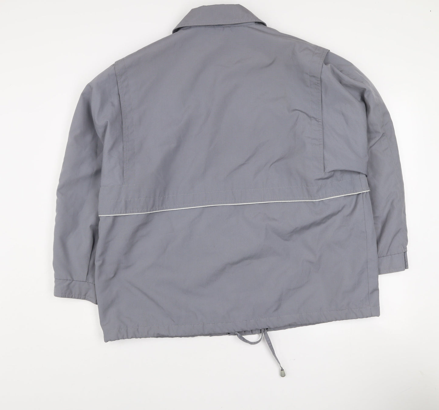 Tehomac Men’s Grey L Mid-Length Casual Polyester Jacket