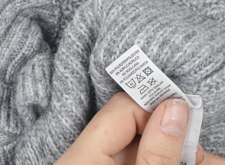 Dunnes Stores Girls Grey Button Cardigan 9-12 Months Ruffle Neck Knit